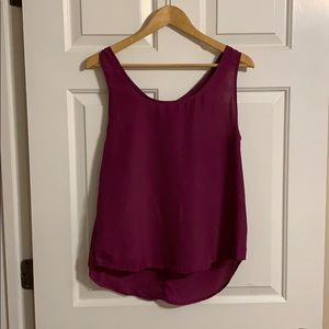 •TCEC• Satin/Sheen Sleeveless Top